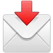 envelope with arrow för Samsung-plattform