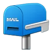 closed mailbox with lowered flag per la piattaforma Samsung