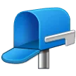 Samsung प्लेटफ़ॉर्म के लिए open mailbox with lowered flag