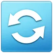 Samsung प्लेटफ़ॉर्म के लिए counterclockwise arrows button
