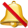 bell with slash para a plataforma Samsung