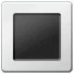 white square button för Samsung-plattform