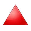 red triangle pointed up pour la plateforme Samsung