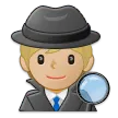 detective: medium-light skin tone pentru platforma Samsung