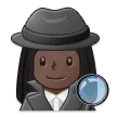 woman detective: dark skin tone per la piattaforma Samsung