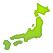 map of Japan för Samsung-plattform