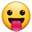face with tongue per la piattaforma Samsung
