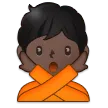 person gesturing NO: dark skin tone untuk platform Samsung