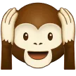 hear-no-evil monkey untuk platform Samsung