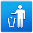 litter in bin sign עבור פלטפורמת Samsung