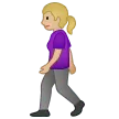 Samsung platformu için woman walking: medium-light skin tone