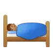 person in bed: medium skin tone لمنصة Samsung