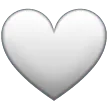 white heart for Samsung-plattformen