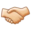 handshake: light skin tone per la piattaforma Samsung