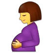 pregnant woman alustalla Samsung