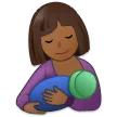 breast-feeding: medium-dark skin tone per la piattaforma Samsung