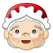 Mrs. Claus: light skin tone untuk platform Samsung