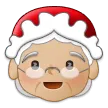 Mrs. Claus: medium-light skin tone สำหรับแพลตฟอร์ม Samsung
