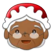 Mrs. Claus: medium-dark skin tone สำหรับแพลตฟอร์ม Samsung