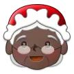 Mrs. Claus: dark skin tone untuk platform Samsung