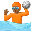 person playing water polo: medium-dark skin tone per la piattaforma Samsung