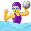 Samsungプラットフォームのwoman playing water polo