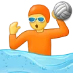 person playing water polo voor Samsung platform