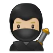 ninja: medium-light skin tone per la piattaforma Samsung