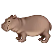 hippopotamus voor Samsung platform