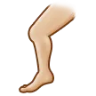 leg: medium-light skin tone untuk platform Samsung