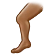 leg: medium-dark skin tone für Samsung Plattform