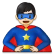 man superhero: light skin tone til Samsung platform