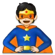 superhero: light skin tone สำหรับแพลตฟอร์ม Samsung