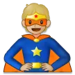 superhero: medium-light skin tone per la piattaforma Samsung