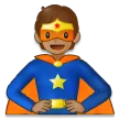 superhero: medium skin tone สำหรับแพลตฟอร์ม Samsung