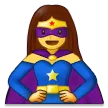 woman superhero för Samsung-plattform