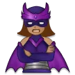 Samsung platformu için woman supervillain: medium skin tone