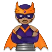 supervillain: medium skin tone สำหรับแพลตฟอร์ม Samsung