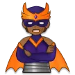supervillain: medium-dark skin tone สำหรับแพลตฟอร์ม Samsung