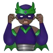 man supervillain: dark skin tone untuk platform Samsung