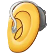 ear with hearing aid för Samsung-plattform