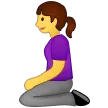 woman kneeling per la piattaforma Samsung