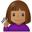 deaf woman: medium skin tone pentru platforma Samsung
