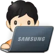 Samsung platformu için technologist: light skin tone