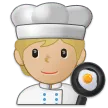cook: medium-light skin tone สำหรับแพลตฟอร์ม Samsung