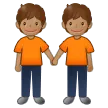 people holding hands: medium skin tone untuk platform Samsung