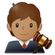 judge: medium skin tone voor Samsung platform