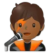 singer: medium-dark skin tone สำหรับแพลตฟอร์ม Samsung