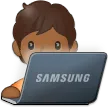 Samsung dla platformy technologist: medium-dark skin tone