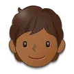 person: medium-dark skin tone für Samsung Plattform